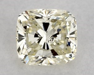 0.40 Carat Fancy Orange-SI1 Cushion Cut Diamond