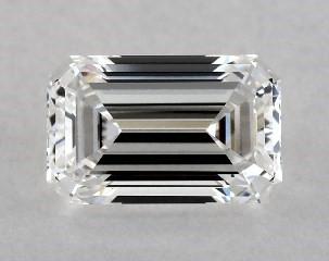 Lab-Created 0.71 Carat F-VS2 Emerald Cut Diamond