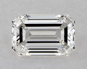 Lab-Created 0.71 Carat G-VS1 Emerald Cut Diamond