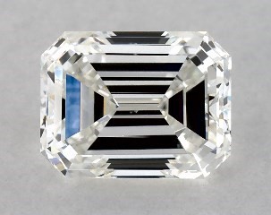 1.00 Carat H-VS2 Emerald Cut Diamond