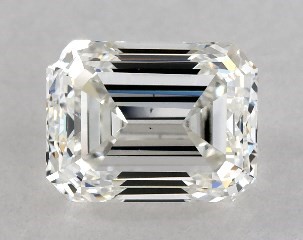 1.00 Carat H-VS2 Emerald Cut Diamond
