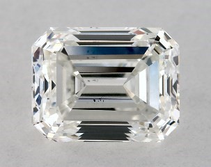1.00 Carat H-VS2 Emerald Cut Diamond