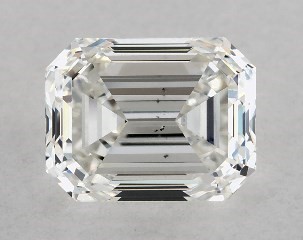 1.00 Carat H-VS2 Emerald Cut Diamond