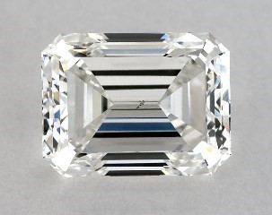 1.00 Carat H-VS2 Emerald Cut Diamond