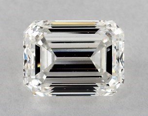 1.00 Carat H-VS2 Emerald Cut Diamond