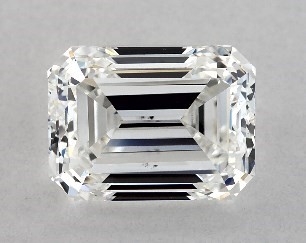 1.00 Carat H-VS2 Emerald Cut Diamond