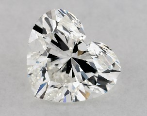 1.00 Carat G-VS2 Heart Shaped Diamond