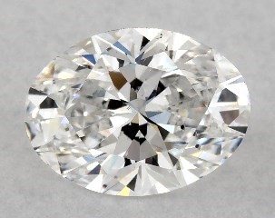 Lab-Created 0.70 Carat D-VS2 Oval Cut Diamond