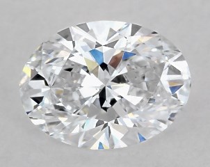 Lab-Created 0.71 Carat E-VS1 Oval Cut Diamond