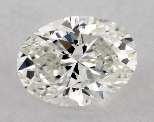 1.00 Carat H-VS2 Oval Cut Diamond