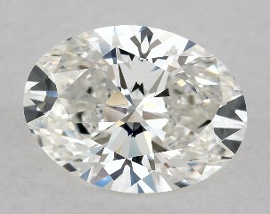 1.00 Carat H-VS2 Oval Cut Diamond