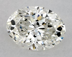 1.00 Carat H-VS2 Oval Cut Diamond