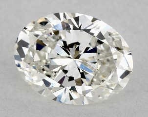 1.00 Carat G-VS1 Oval Cut Diamond