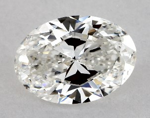 1.00 Carat F-VS2 Oval Cut Diamond