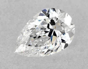 0.30 Carat E-SI1 Pear Shaped Diamond