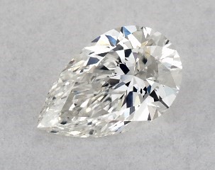 0.30 Carat G-SI1 Pear Shaped Diamond