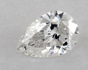 0.30 Carat F-SI1 Pear Shaped Diamond