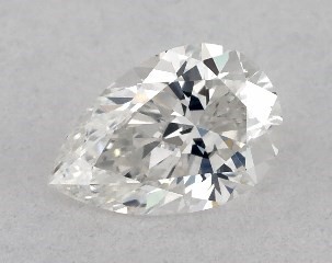 0.30 Carat F-SI1 Pear Shaped Diamond