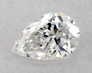 0.30 Carat E-SI1 Pear Shaped Diamond