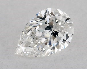 0.30 Carat E-SI1 Pear Shaped Diamond