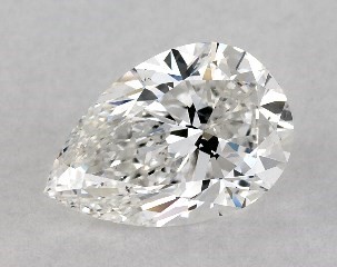 1.00 Carat E-VS2 Pear Shaped Diamond