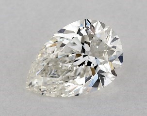 1.00 Carat G-VS2 Pear Shaped Diamond