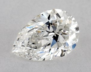 1.00 Carat G-VS2 Pear Shaped Diamond