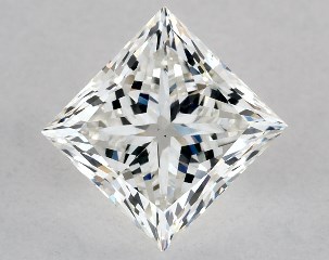 1.00 Carat H-VS1 Princess Cut Diamond