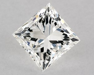 1.00 Carat G-VS2 Princess Cut Diamond