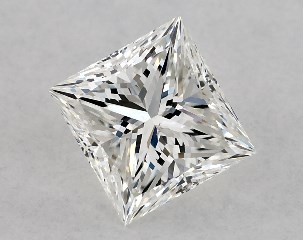 1.00 Carat G-VS2 Princess Cut Diamond