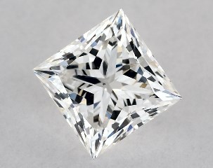 1.00 Carat G-VS2 Princess Cut Diamond