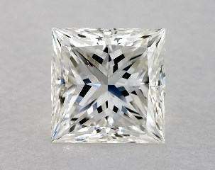 1.00 Carat H-VS2 Princess Cut Diamond