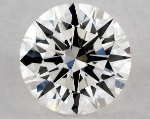 0.40 Carat H-VVS1 Excellent Cut Round Diamond