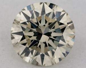 0.50 Carat Fancy Orange-SI1 Round Cut Diamond