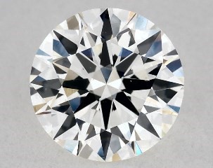 0.53 Carat H-VS2 Excellent Cut Round Diamond