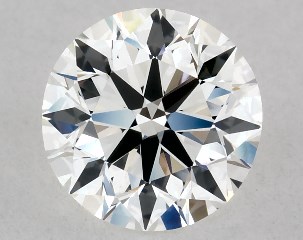 1.00 Carat H-VVS1 Excellent Cut Round Diamond
