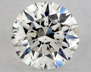 1.00 Carat H-SI2 Excellent Cut Round Diamond