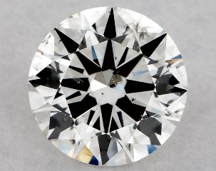 1.01 Carat H-SI2 Excellent Cut Round Diamond