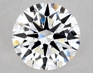 Lab-Created 1.06 Carat E-VS1 Excellent Cut Round Diamond