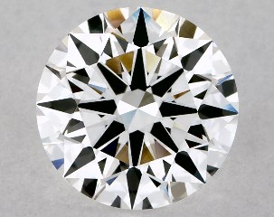 Lab-Created 1.56 Carat E-VVS2 Excellent Cut Round Diamond
