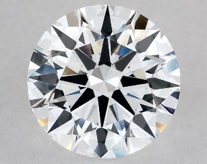 Lab-Created 1.57 Carat E-VVS2 Excellent Cut Round Diamond