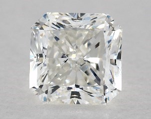 1.00 Carat H-VS1 Square Radiant Cut Diamond