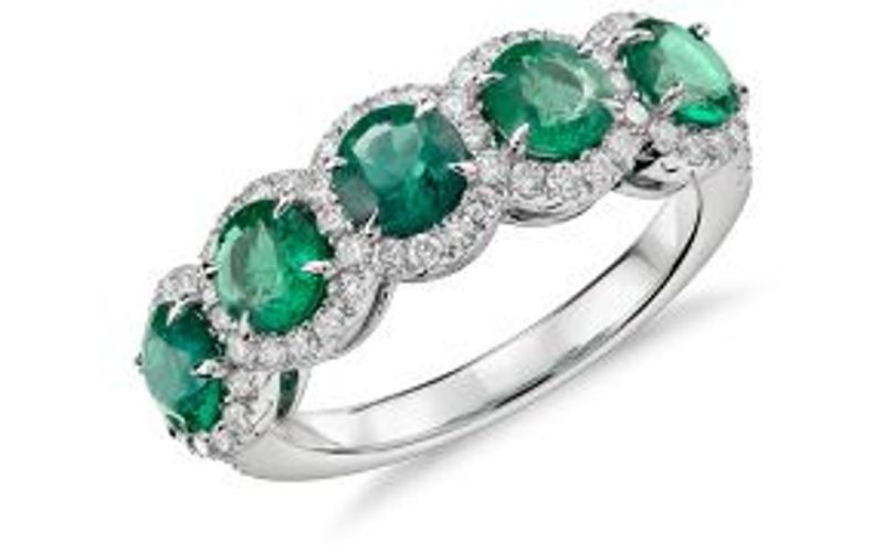 Emerald Wedding Bands Emerald Wedding Bands