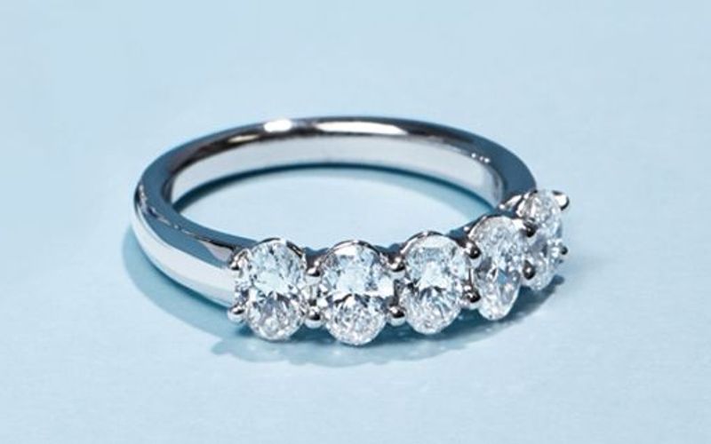 Five-Stone Wedding Band Five-Stone Wedding Band