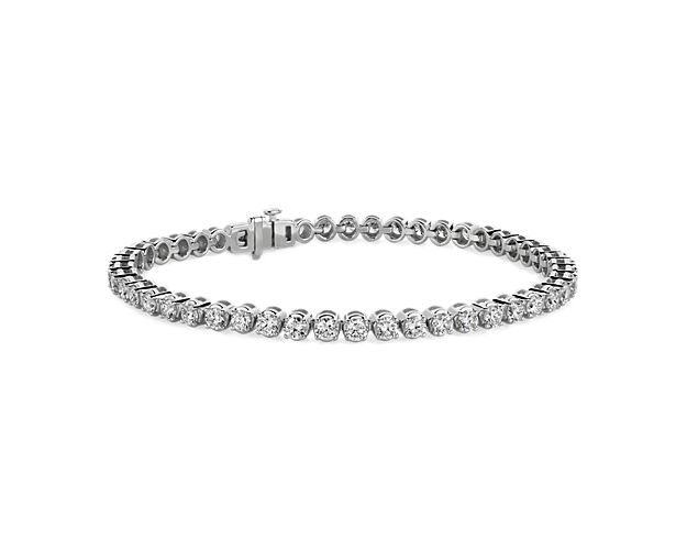 Lab Grown Diamond Tennis Bracelet in 14k White Gold (5 ct. tw.)