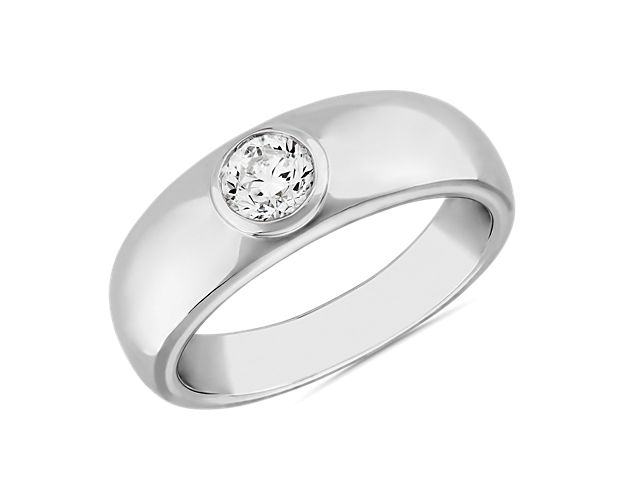 ZAC ZAC POSEN Single Round Diamond Ring in Platinum (7 mm, 3/4 ct. tw.)