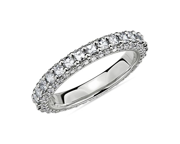 Bella Vaughan for Blue Nile Catarina Wedding Ring in Platinum (1 3/4 ct. tw.)
