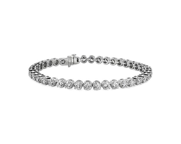 Lab Grown Diamond Tennis Bracelet in 14k White Gold (7 ct. tw.)
