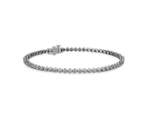 Lab Grown Diamond Tennis Bracelet in 14k White Gold (1 ct. tw.)