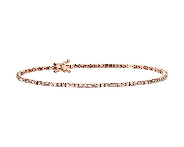 Diamond Tennis Bracelet in 14k Rose Gold (1 ct. tw.)